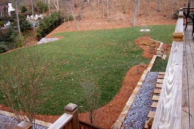 After Pool Fill-in - Landscaped Yard